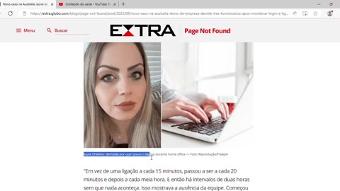 dono de empresa demite três funcionários após monitorar login e ligações em home office