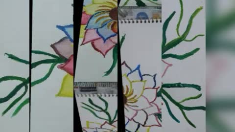 Flower painting