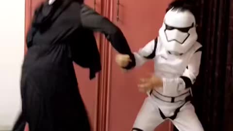 When kids take Star Wars too seriously 😂
