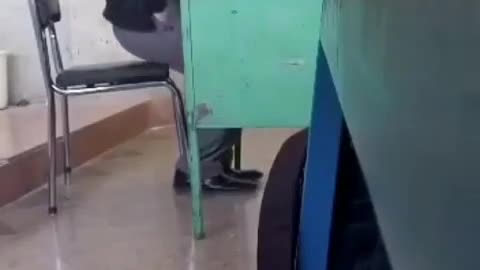 Naughty student