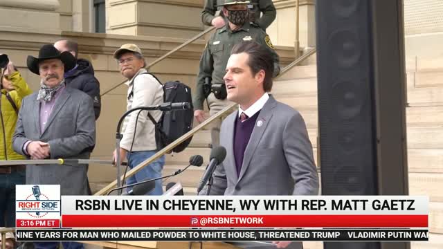 Sen. Rep Matt Gaetz speech Jan 28