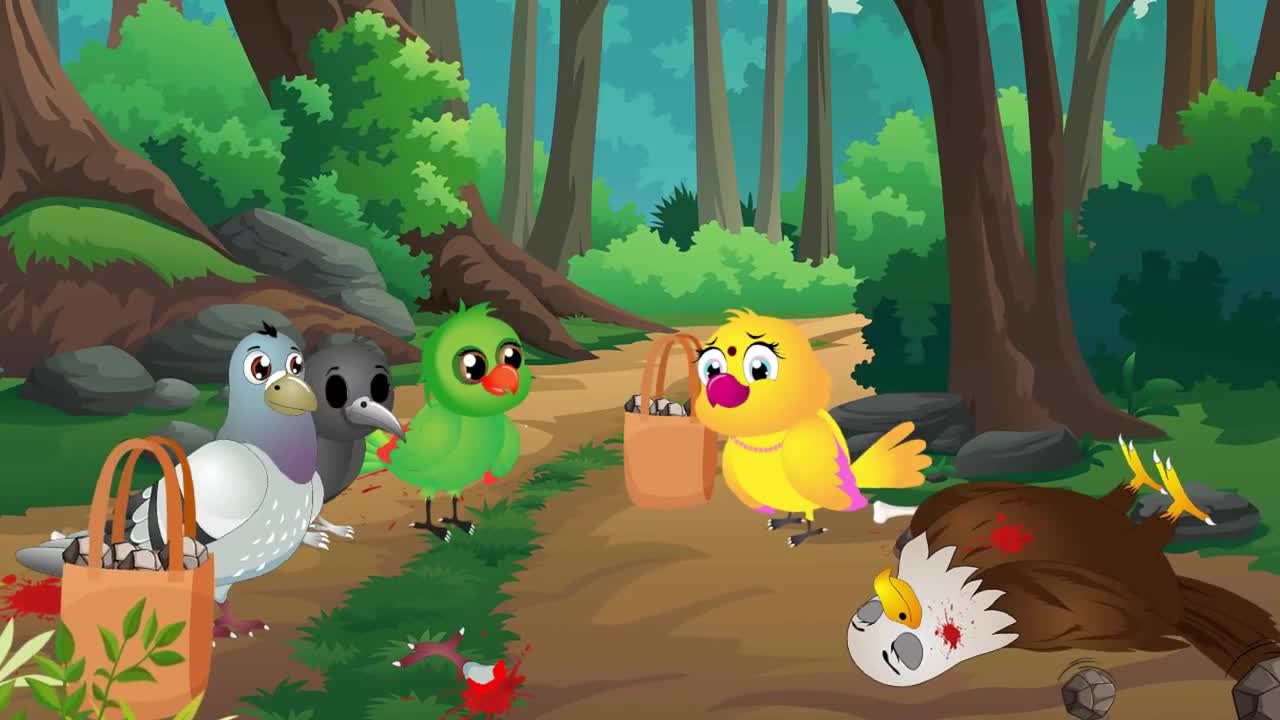 चिड़िया की कहानी | tuni chidiya | chidiya cartoon | chidiya wala cartoon | hindi cartoon bird story