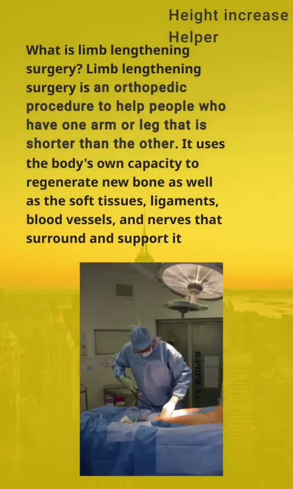 What is limb lengthening surgery