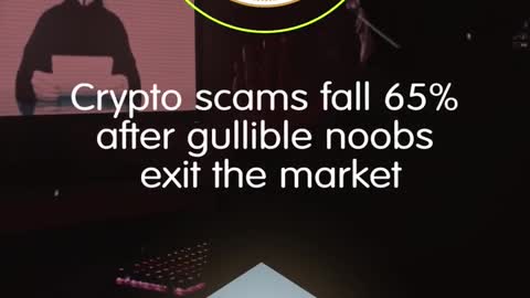 Crypto Scams Fall 65%