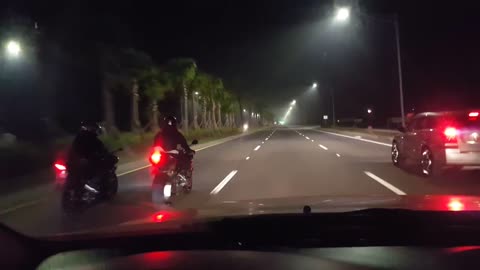 Biker Fails Trying a Wheelie