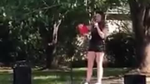 April 2020: Churches closed so they took it to the streets