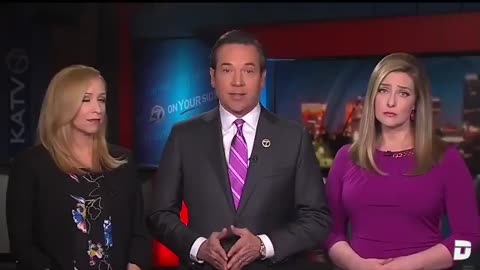 Sinclair Broadcast Group anchors read a journalistic responsibility message on air