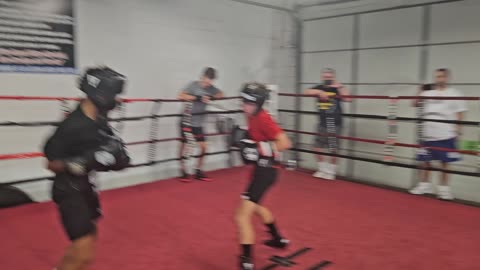Joey sparring Jacob 4. 8/23/24