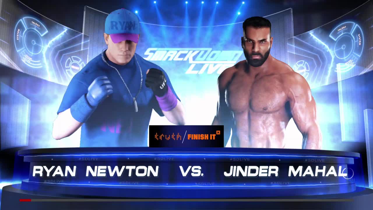WWE 2K18 CAW Vs Jinder Mahal