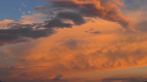 orange sky