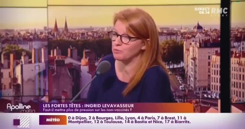 Ingrid Levasseur face à Apolline