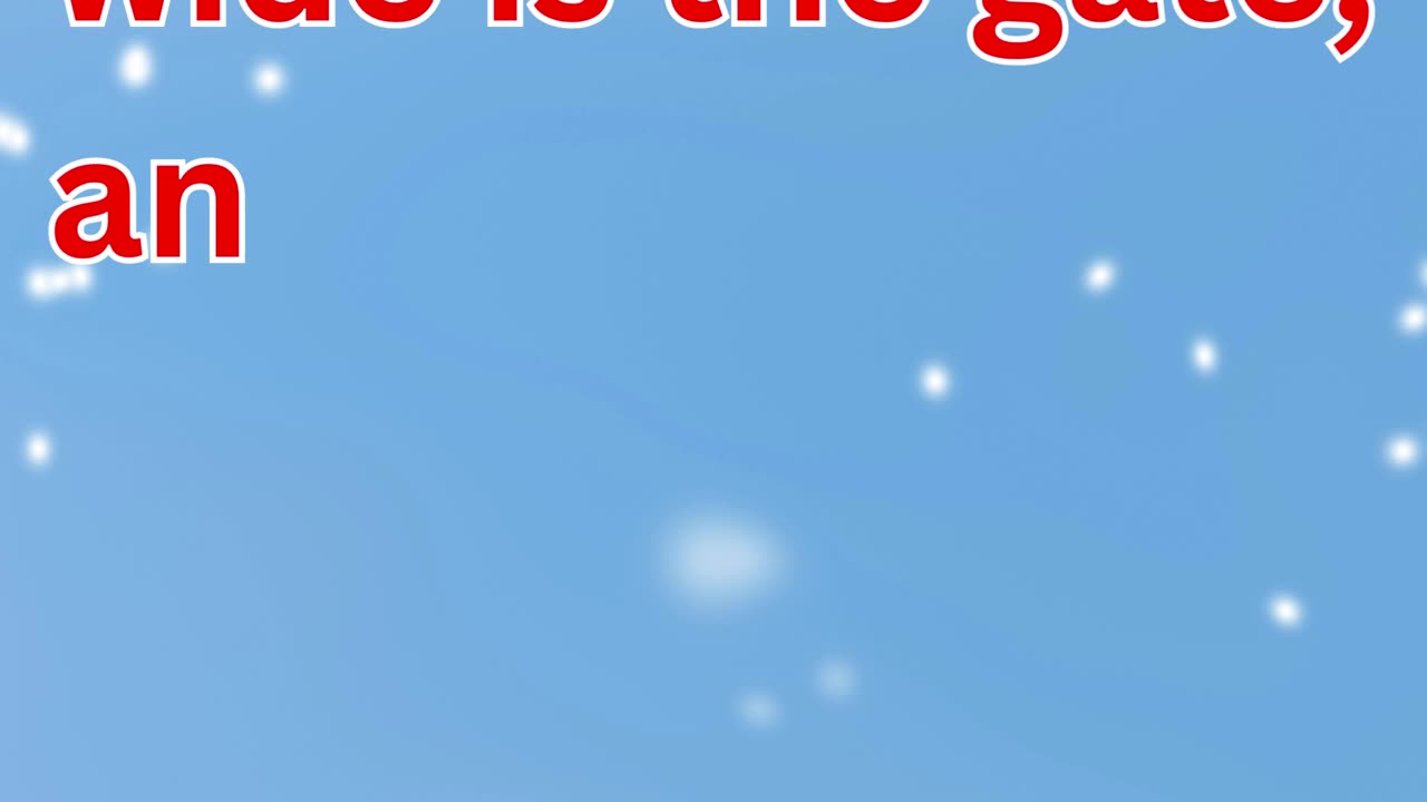 "The Narrow and Wide Gates" Matthew 7:13.#shortvideo#youtube #yt #shorts #youtubeshorts #ytshortsind