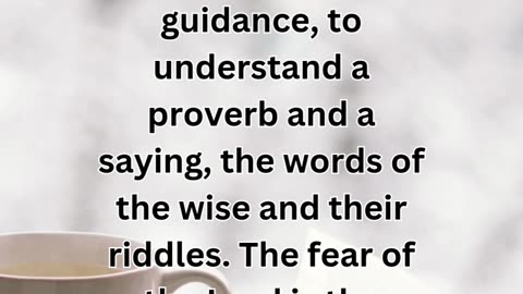 Journey of faith and spiritual growth | Proverbs 1:5-7 Daily Bible Verse