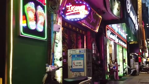 The Truth of Little Tokyo, Massage Street in Saigon(Hochiminh City), Vietnam
