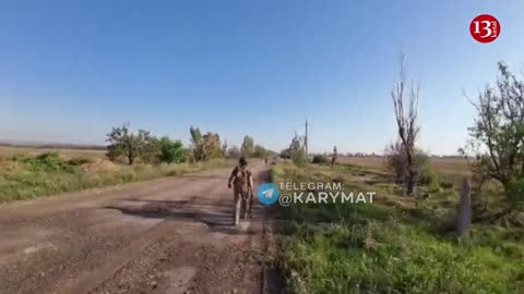 Everyone survived" - Advancing on the road, Ukrainian soldiers were attacked by a Russian drone