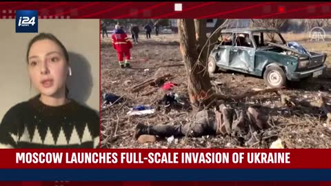Ukrainian describes 'nightmare' as Moscow launches full-scale invasion