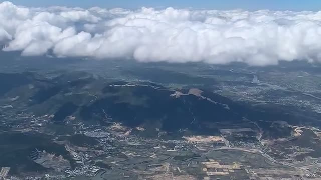 an airplane video