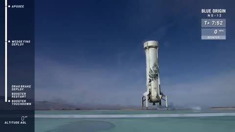 Watch Blue Origin's New Shepard Rocket Launch and Land - NS-12 Mission