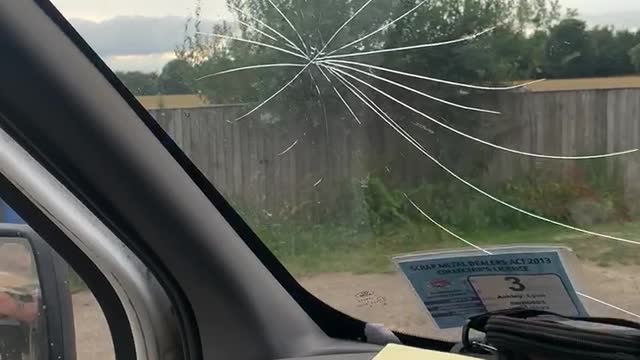 Slamming on the Brakes Send Man Flying Into Windshield