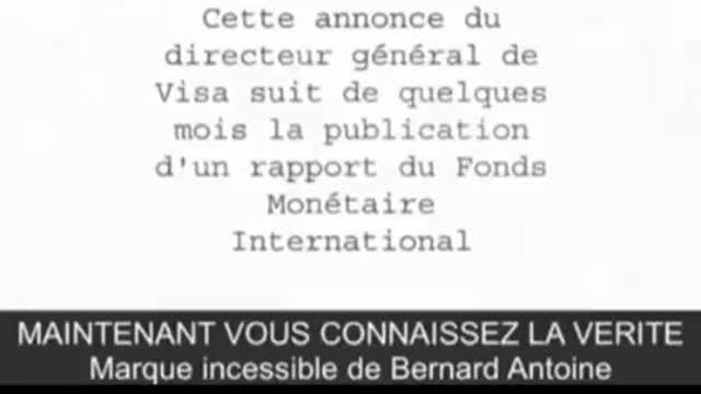 ACHTUNG !!! VISA NOUS PRÉPARE LE HOLD UP DU SIÈCLE - UTILE LE COVID NON !!!