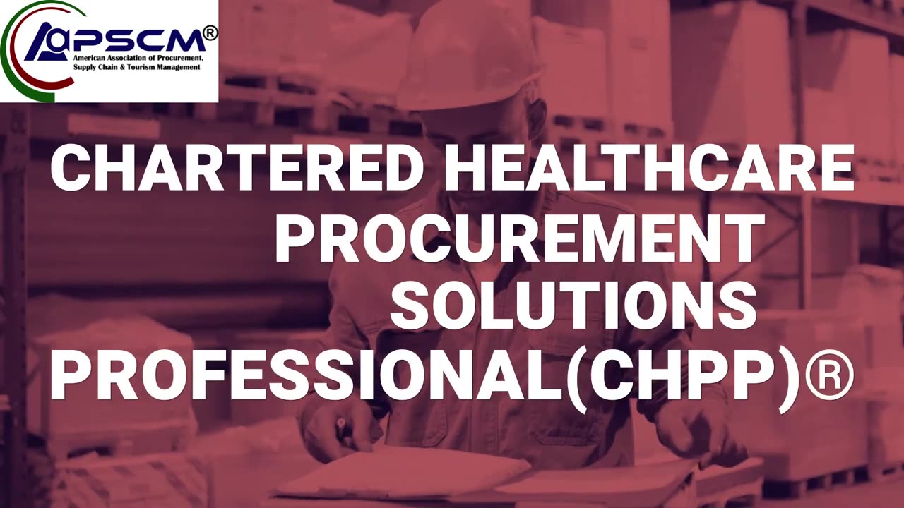 CHPP and CHPM Certifications - Become a Chartered Healthcare Solutions Professional and Manager now.