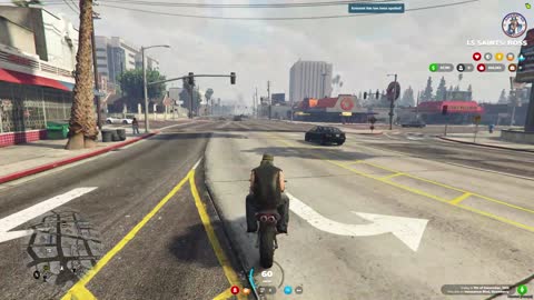 The police are so friendly, he gave me a ride - GTA 5 RP