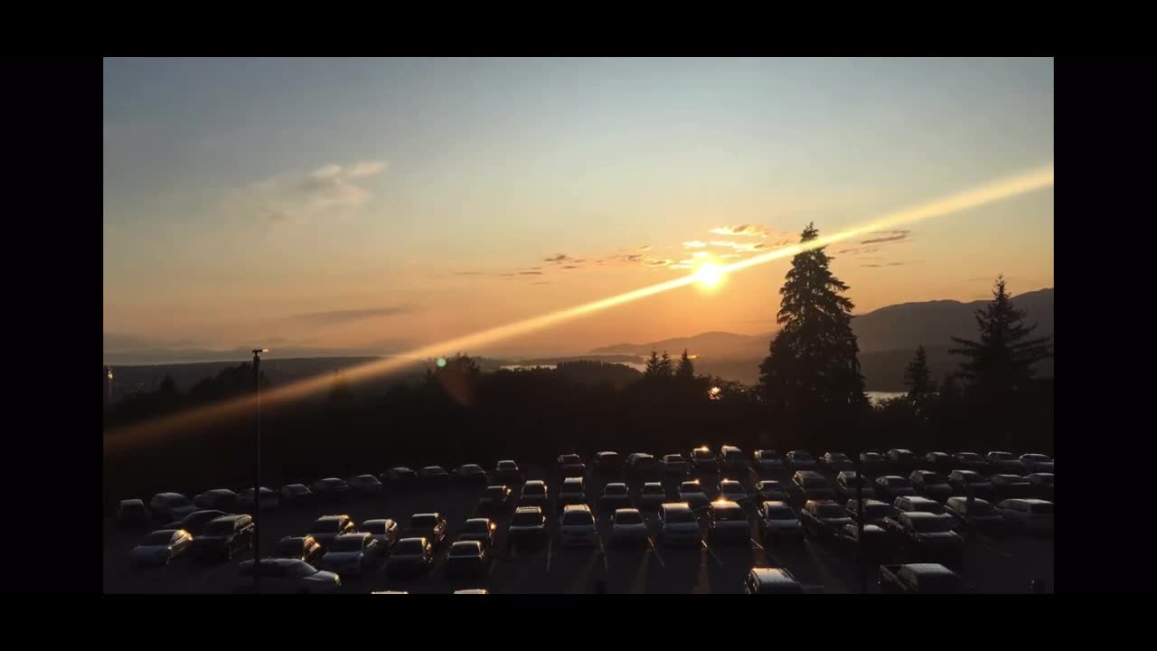 Sunset time-lapse
