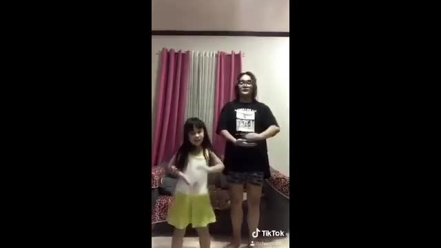 Beautiful dance rehearsal