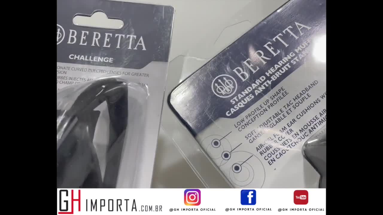 PROTETOR_ABAFADOR E ÓCULOS BERETTA.