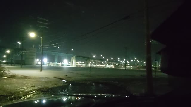 Ambassador Bridge Detroit side 7:20pm Feb 8 2022