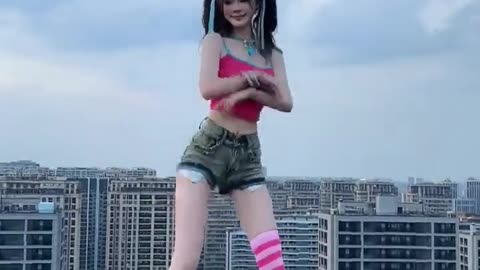 Dancing Girl with a Cute Chinese Look 💞 #shortsfeed #shorts #cute #chinese