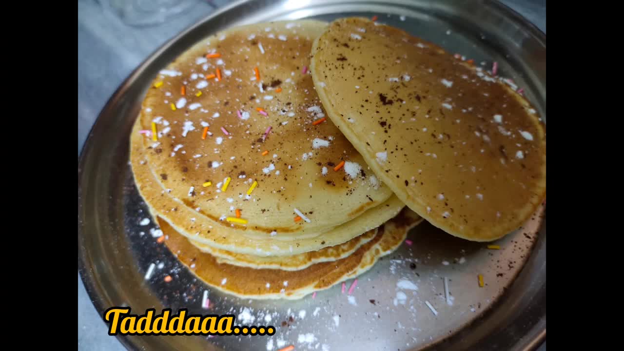 delicious pancakes 🥞 __ Easy to make __ yummy