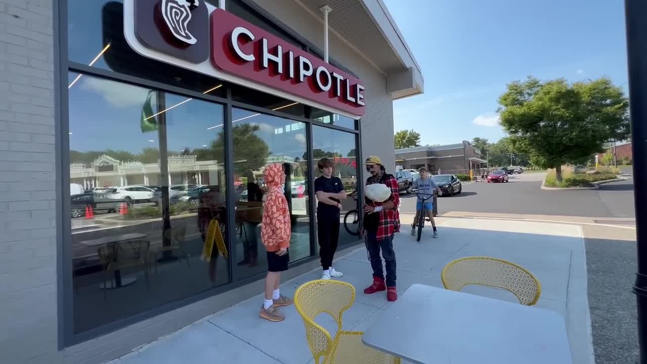 i took my duck to Chipotle