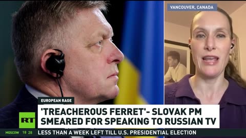 Slovak PM labeled 'treacherous ferret' for speaking to Russian TV