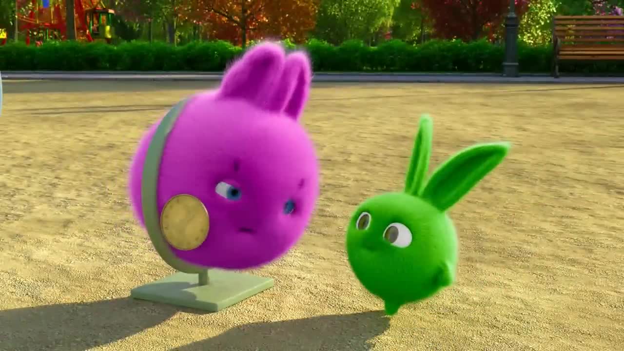 SUNNY BUNNIES - Learning to Skateboard - Season 3 - Cartoons for Childrenp33