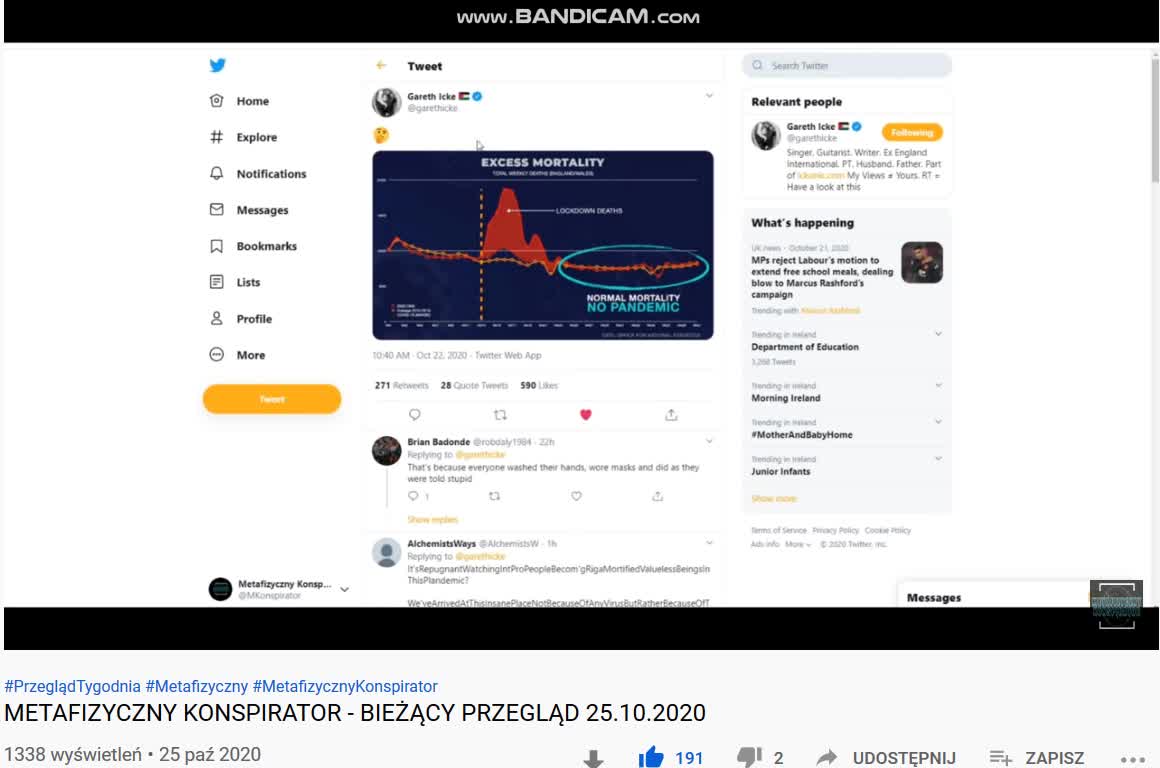 Szwecja 2020-09 koronawirus [Metafizyczny Konspirator 2020-10-25 archiwum]