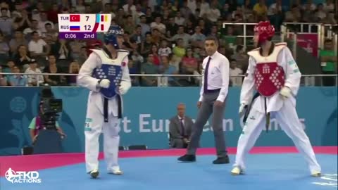 Incredible Taekwondo blow