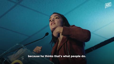 Why does AOC care Trump worked at McDonalds?