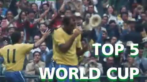 Pele's Top 5 Goals in World Cups!