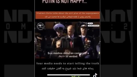 PUTIN SPEAKS TO THE NWO POWERS