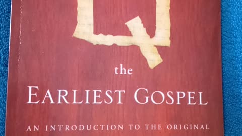 Book of the Month Club - November. " Q The Earliest Gospel"