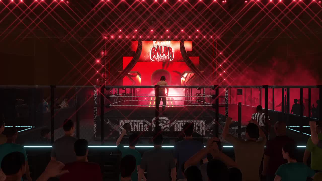 wwe2k22 myrise walkthrough96, The outlaw ace vs Demon Finn Balor