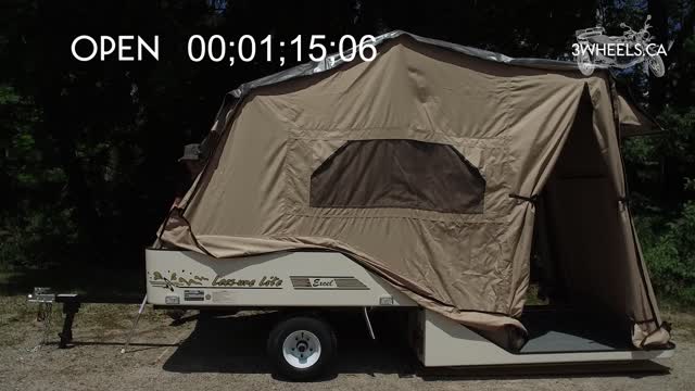 Lees-ure Lite Trailers - The Fastest Opening & Closing Motorcycle Tent Trailer