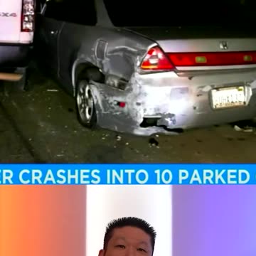 Car Plows Into A Dozen Cars In One Night