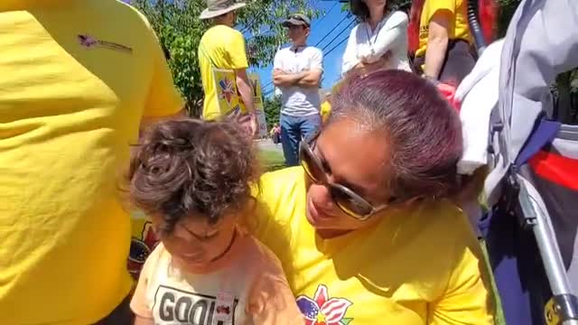 Video 10-Marching with Lily4Congress, a Republican candidate for CD2 in Amherst,NH on July 4, 2022