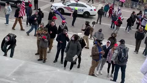 The Moment Trump Supporters Stormed Inside the Capitol Building