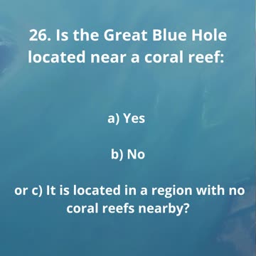 🚀The Great Blue Hole: 📜A Puzzle from the Ocean 🔑