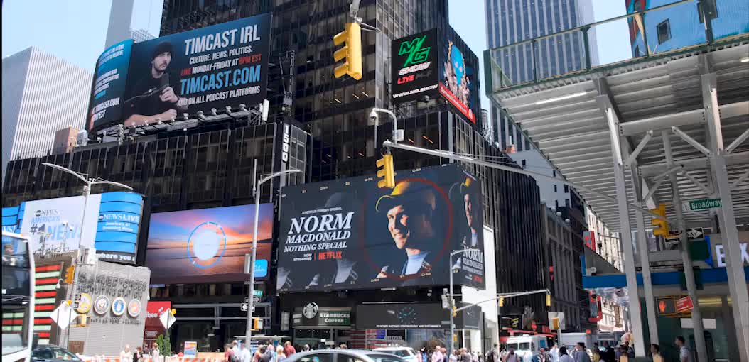 New message up in Times Square! 🙌 WWG1WGA! 👊🇺🇸