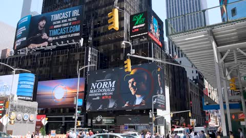 New message up in Times Square! 🙌 WWG1WGA! 👊🇺🇸