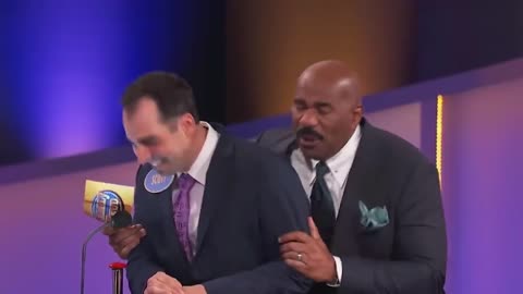 10 FAMILY FEUD PODIUM ANSWERS & MOMENTS Steve Harvey Got Confused Or Laughed Over!